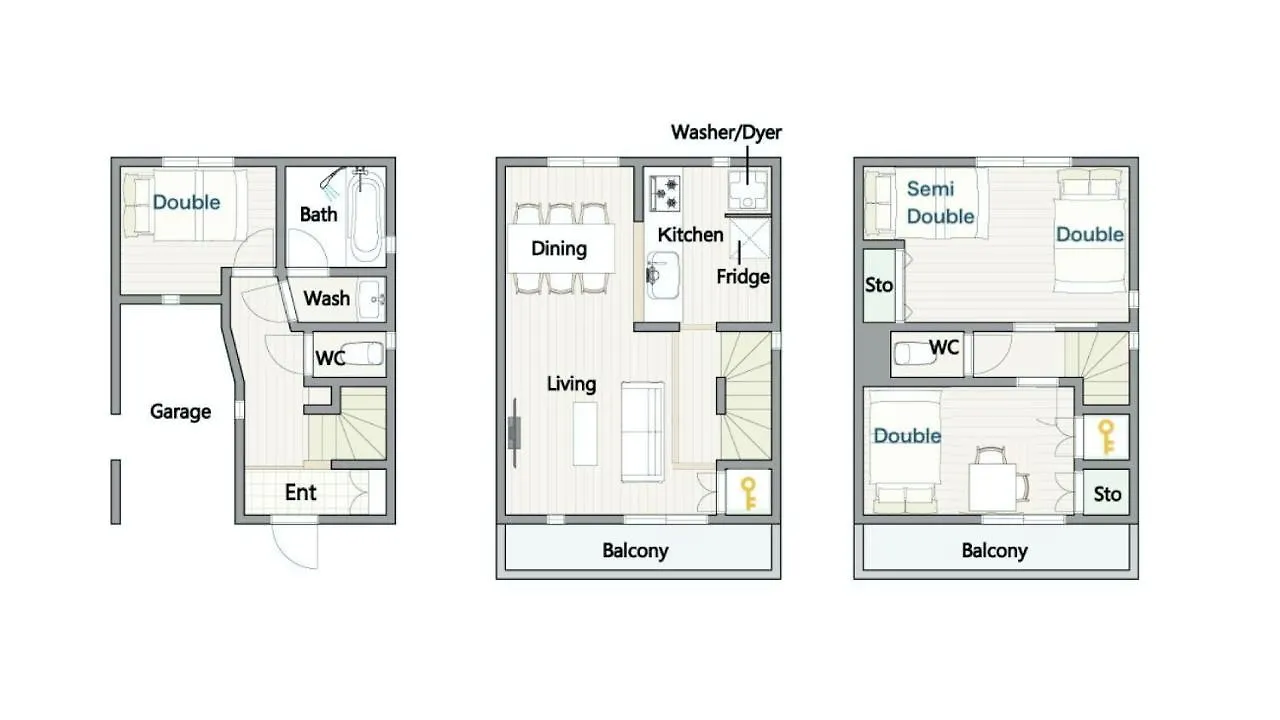 3Ldk, Functional And New House In Convenient Shinjuku Villa Tokio Japan